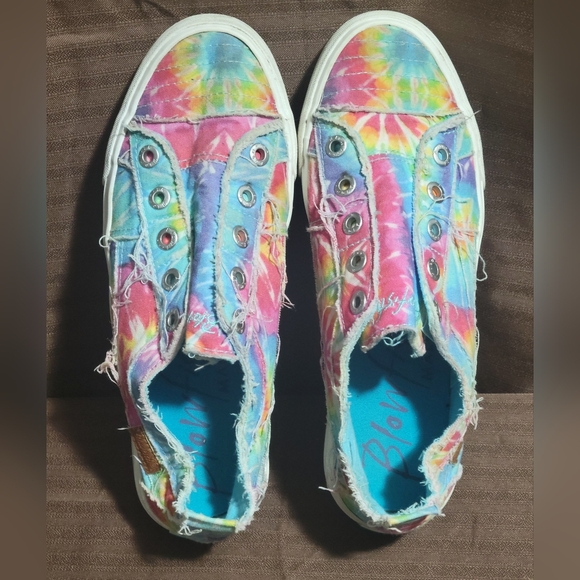 Blowfish Malibu Shoes - Blowfish Malibu Women’s Tie-Dye Slip-On Sneakers in Multicolor